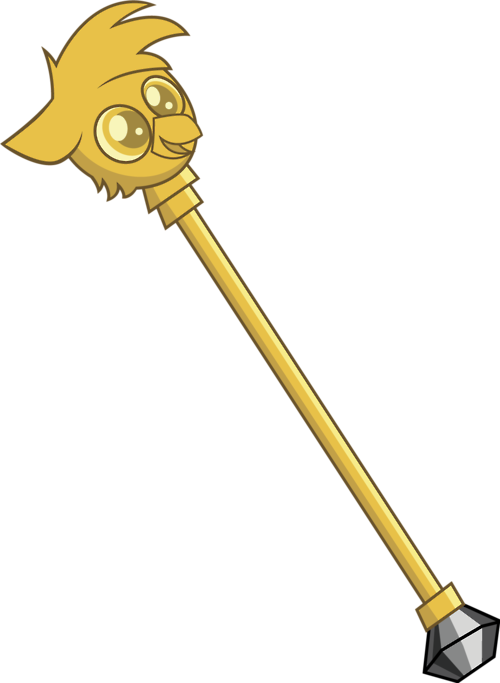 The Twilight Sparkle Scepter - Cartoon (500x683)