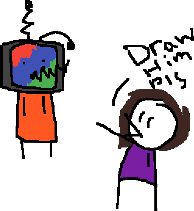 This Is A Dare - Cartoon (1000x1000)