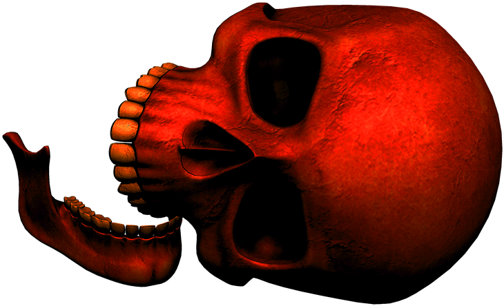 Day Of The Dead - Red Death Png (960x637)