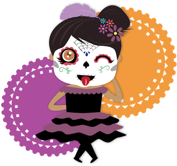 Dulce's Day Of The Dead Messages Sticker-4 - Curious George 75th Anniversary (618x618)