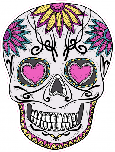 Sugar Skull Flowers (500x500)
