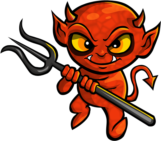 Funny Devil Png (679x633)