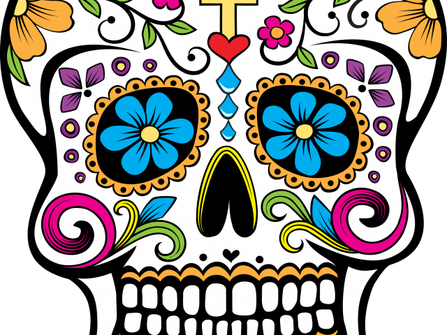 Day Of The Dead Clipart Bread - Sugar Skulls (640x480)