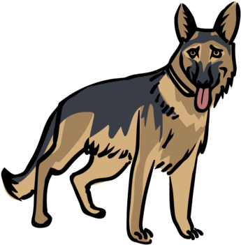 Pas - Old German Shepherd Dog (352x352)
