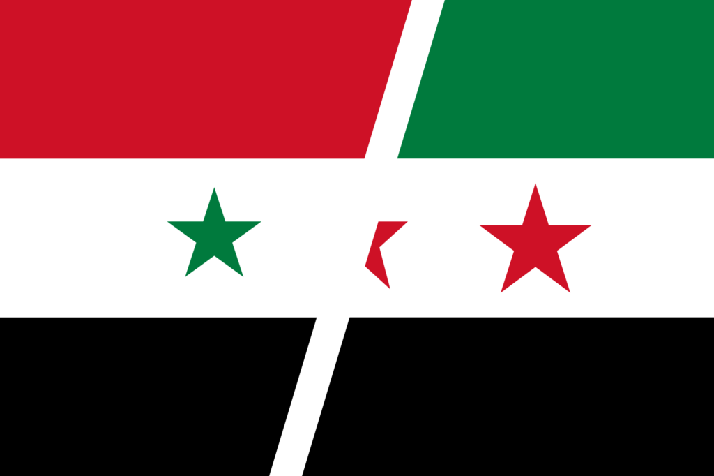 2000px-flag Of Syria - Egypt Flag With Stars (1024x682)