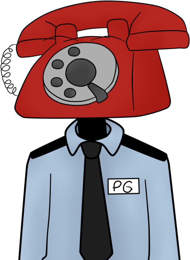 Clipart By Fanny On Deviantart Fnaffanny - Fnaf Phone Guy Drawing (774x1032)