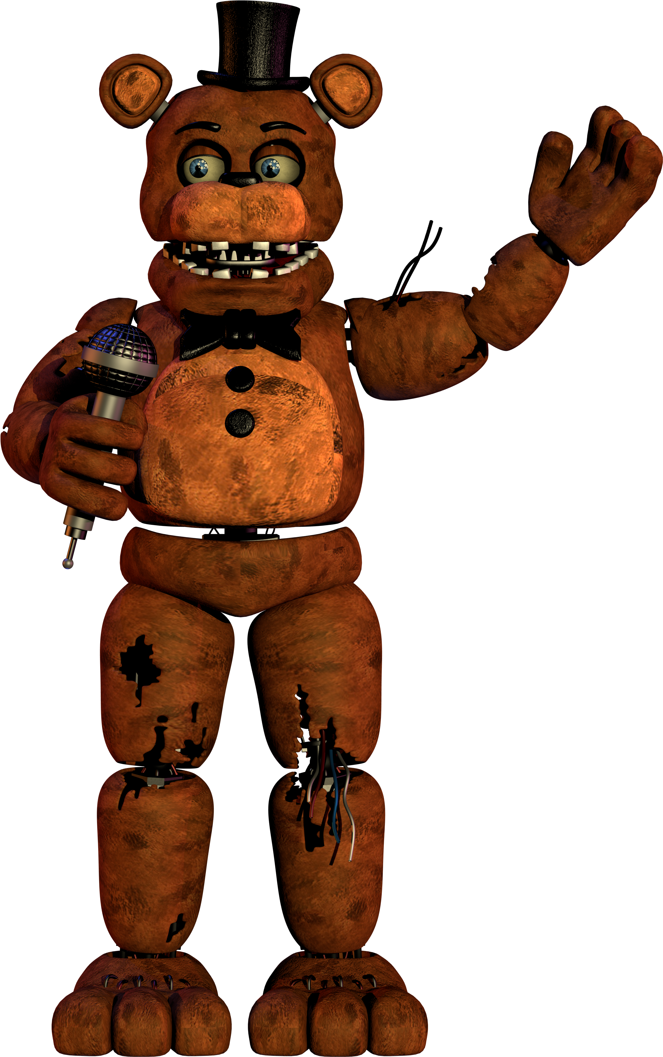 Five Nights At S Jump Scare Freddys - Fnaf Ucn Withered Freddy (3840x3840)