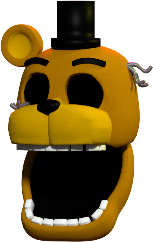 Five Nights At S Fnaf World Freddys - Fnaf World Golden Freddy Head (540x960)