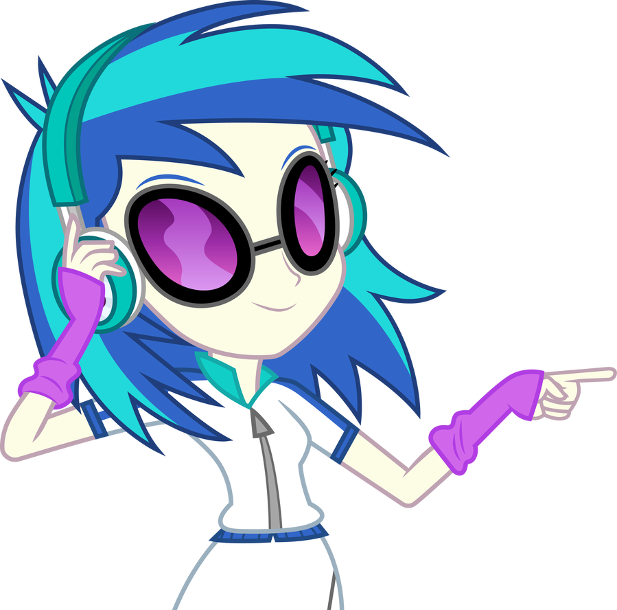 899 X 888 1 - Mlp Vinyl Scratch Eqg Vector (899x888)