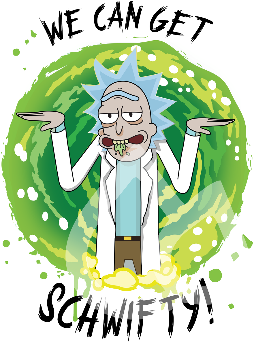 Grab One Of Our Custom Rick & Morty Designs On Sweatshirts, - Illustration (960x1200)