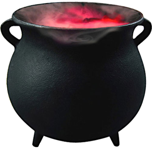 Cauldron With Potion (500x501)
