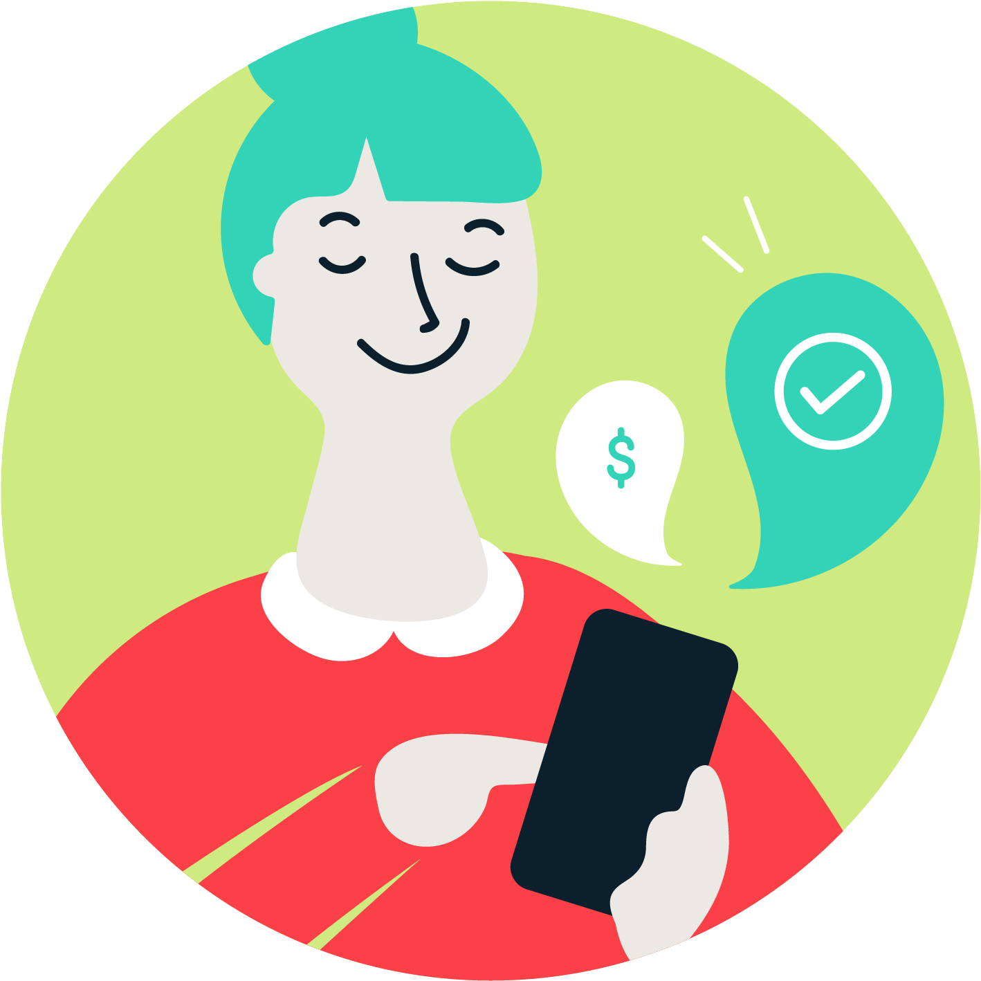 Mobile Payments Growth Outpaces Card Vs - Cartoon (1434x1637)