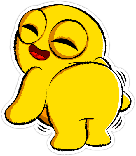 Send - Hike Boo In Love Stickers (466x534)