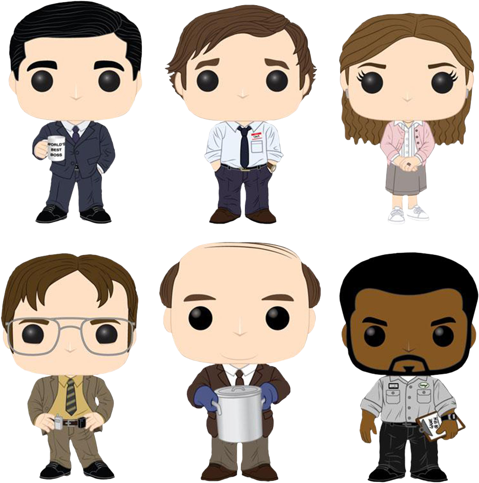 The Dundies Pop Vinyl Bundle - Office Funko Pop (992x1000)