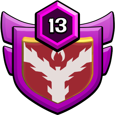 Clan Badge - Clash Of Clans Clan Nivel 12 (512x512)