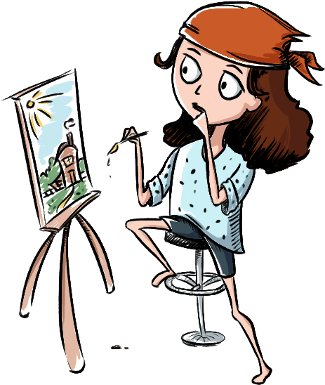 Nefertiti Art - Cartoon (540x630)