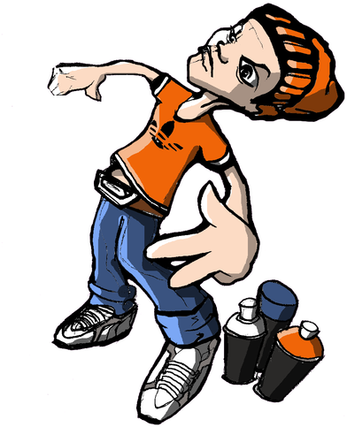 Bboy Graffiti By Tigroove - Bboy Graffiti By Tigroove (400x503)