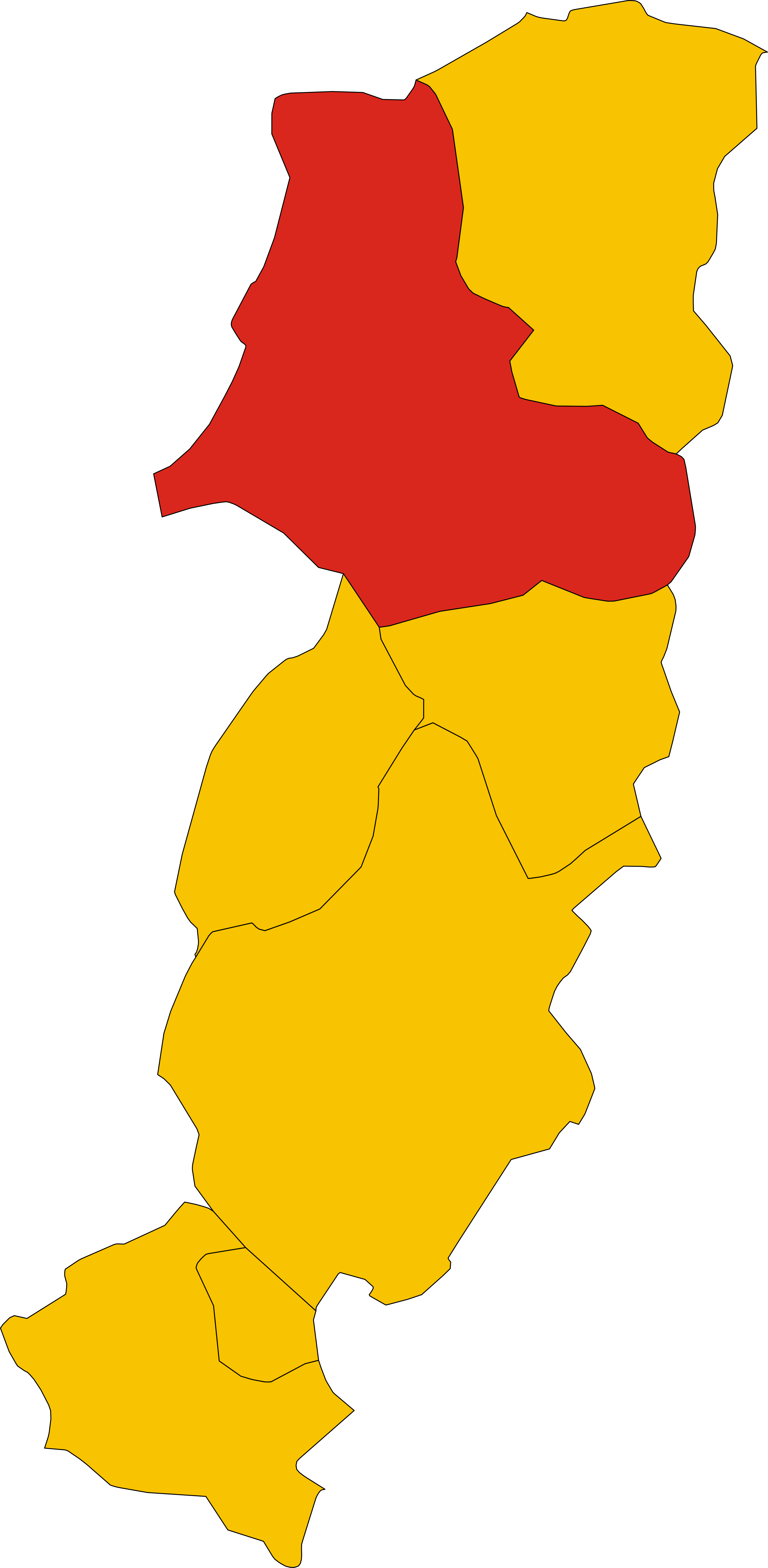 Map Of Comune Of Cantagallo - Map Of Comune Of Cantagallo (3353x6844)