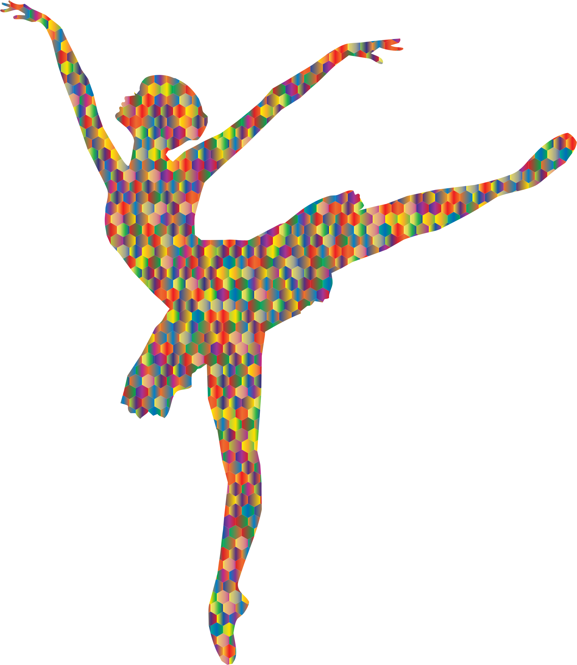 Big Image - Ballerina Silhouette Drawing (1994x2300)