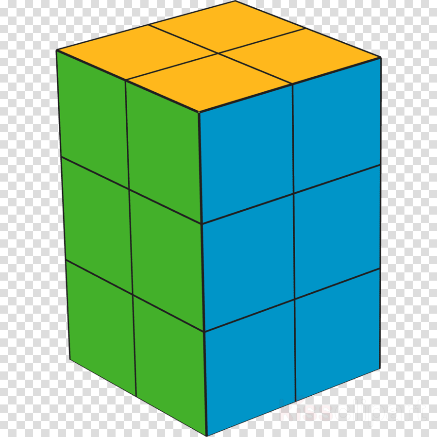 Rectangular Prism With 12 Cubes Clipart Surface Area - Gas Giant Png (900x900)