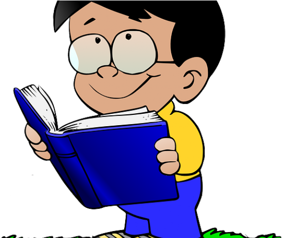 Area Clipart School Environment - Boy With Book Clipart (640x480)