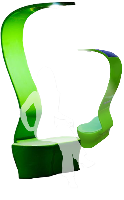 Urban Furniture With Solar Lighting - Urban Furniture With Solar Lighting (433x768)