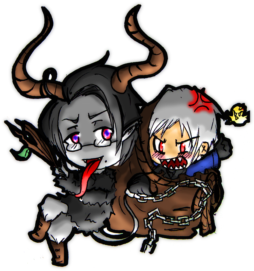 Happy Krampus By Sajikohei - Cartoon (870x919)