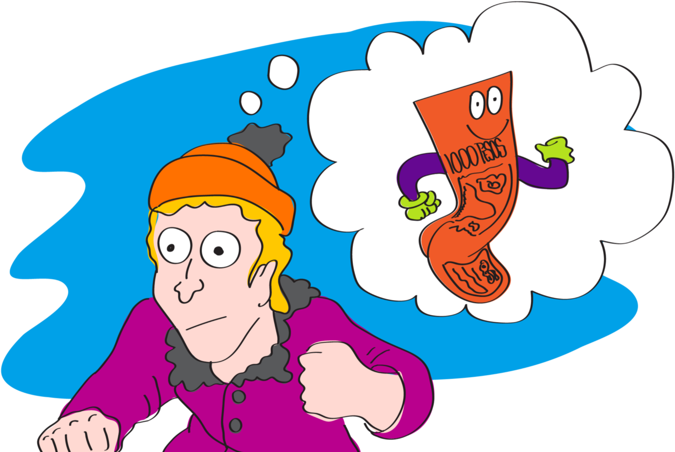 Desde Ya, Vender Dólares Y Quedarnos En Pesos Tiene - Cartoon (1600x933)