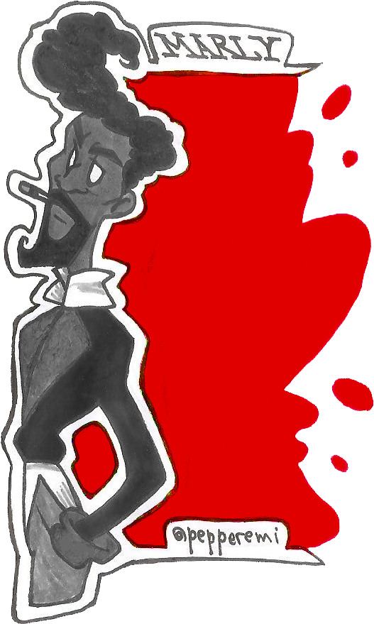 Krampus, Warly, Opposite To Warly And A Fusion Between - Illustration (545x905)