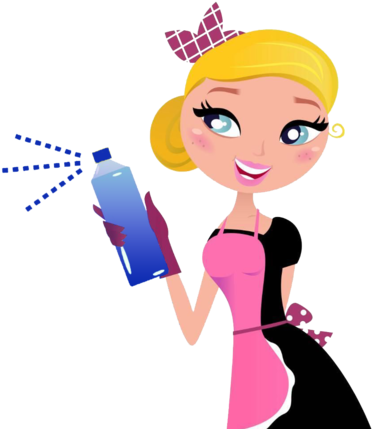 Get Your Home Sparkling Clean With My Professional - Clip Art House Cleaning (400x440)