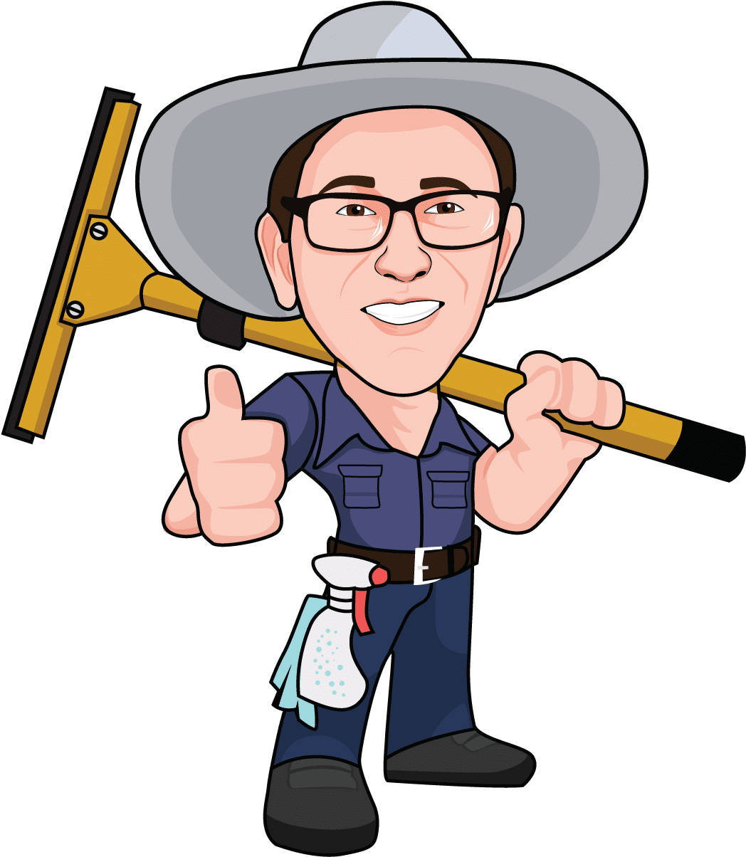 Window Washer Ipswich Qld South Brisbane - Cartoon (1500x1500)