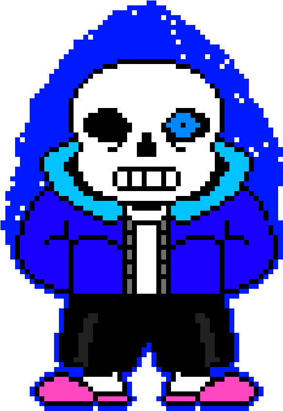 Turbo Undertale Sans - Transparent Sans (581x841)