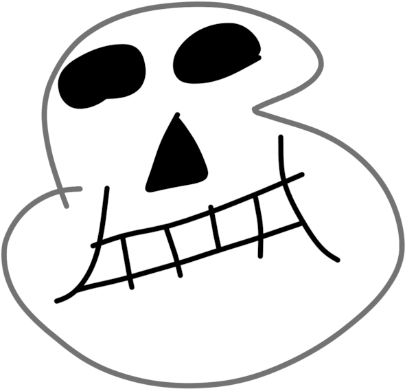 Clip Art Library Stock Image Sans By Emeraldhead Da - Skull (1024x768)