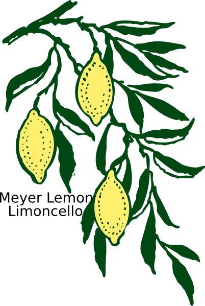 Lemon Leaf Clip Art (402x599)