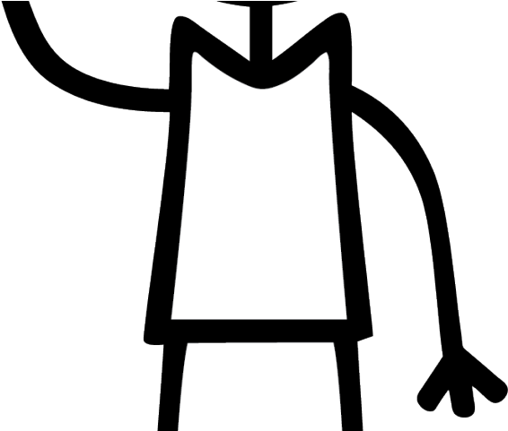 Mommy Clipart Mom Two Kid - Girl Stick Figure Png (640x480)