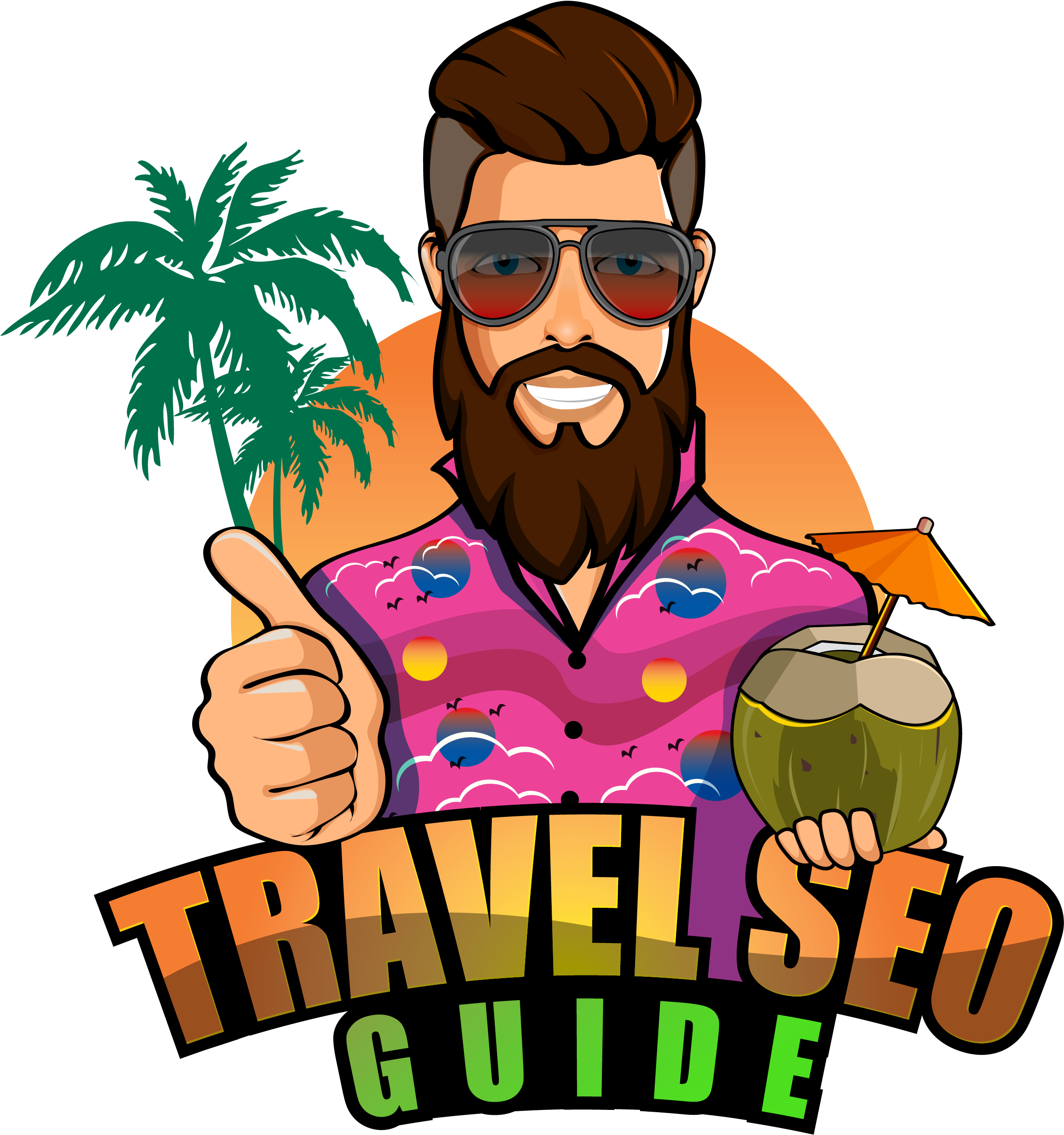 The Ultimate Seo Travel Guidebook - Illustration (3426x2768)
