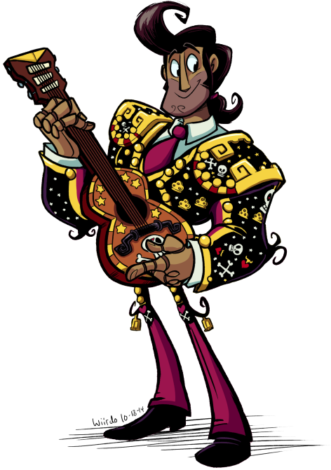 Wiirdoodles The Book Of Life Manolo Sanchez - Wiirdo (500x674)