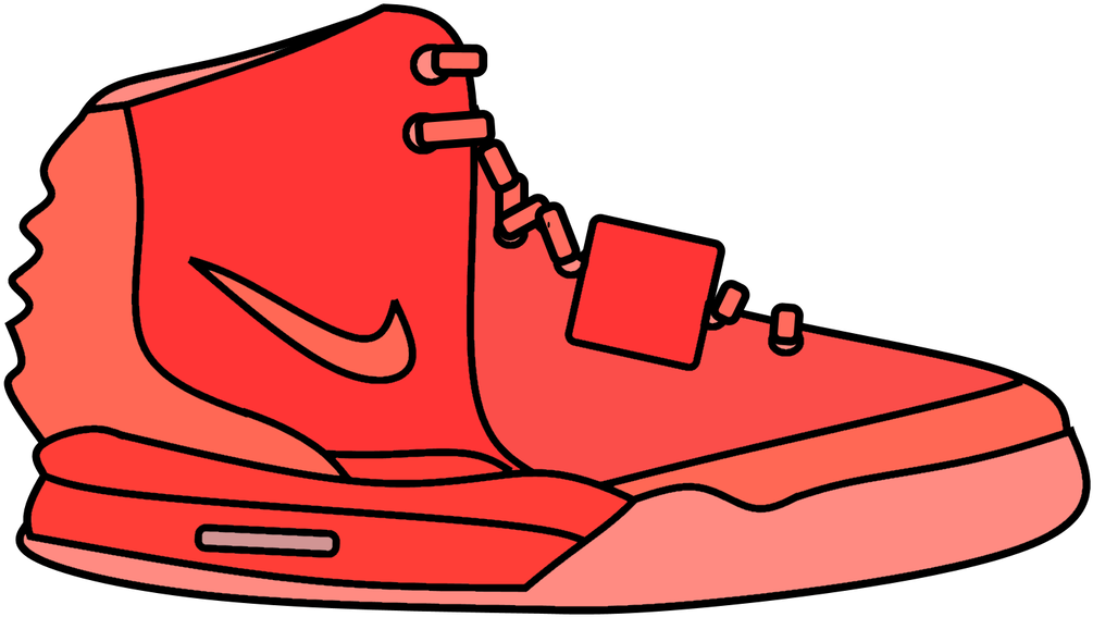 Nike Air Yeezy 2 Red By Baldurbapeboy - Nike Air Yeezy 2 Red By Baldurbapeboy (1024x599)