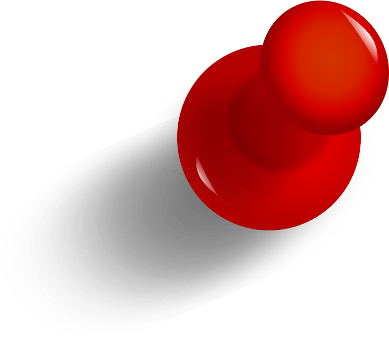 Push Pin Clip Art No Background - Push Pin Clipart (800x800)