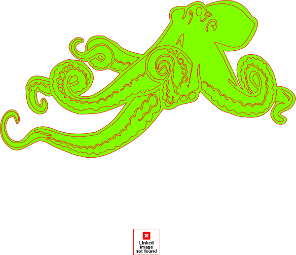 How To Set Use Green Ocotopus Svg Vector - Flame Clipart (600x517)