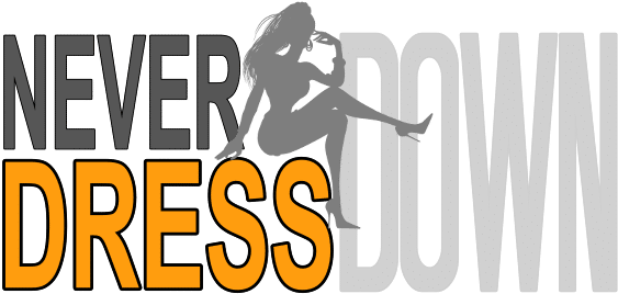 Never Dress Down - Illustration (563x279)