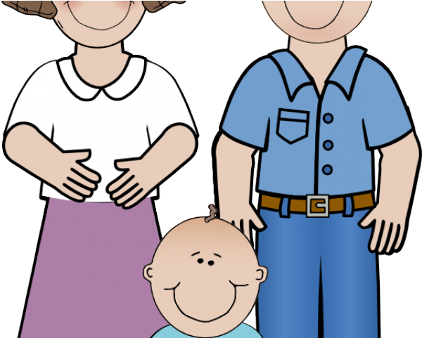 Little Girl Clipart Parent - Father Clipart (640x480)