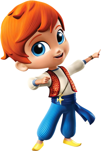 Zac Shimmer And Shine Png Cartoon Image Shimmer And - Gato Shimmer E Shine Png (414x600)