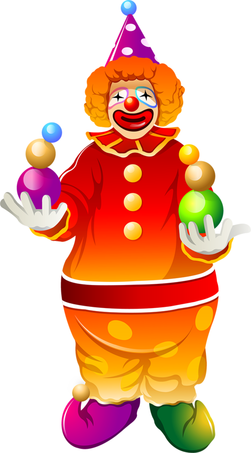 Tubes Clowns / Pierrots - Festa Infantil (500x900)