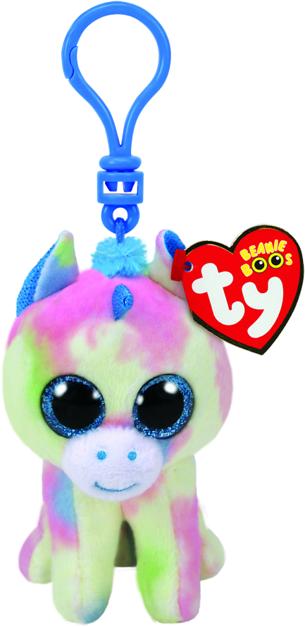 Ty Beanie Boo Blitz Unicorn - Beanie Boo Blitz Unicorn Keychain (465x900)