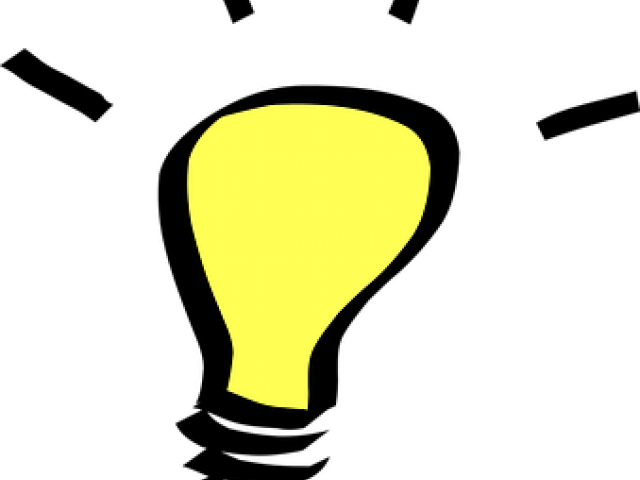 Lamps Clipart Blue Lamp - Thinking Light Bulb Clip Art (640x480)