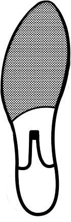 Half Soles & Heels - Line Art (440x440)