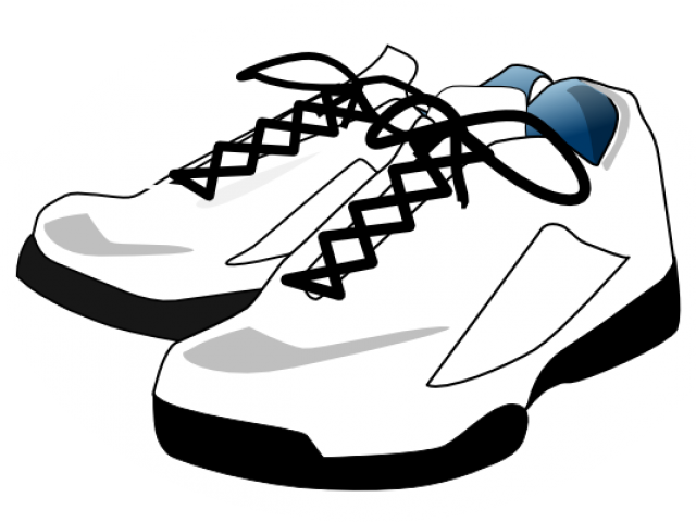 Running Shoes Clipart Shoe Sock - Shoes Clip Art (640x480)