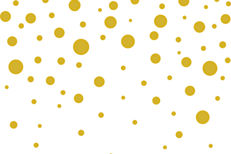 Download Glitter Design Polka - Gold Polka Dots Png (450x300)