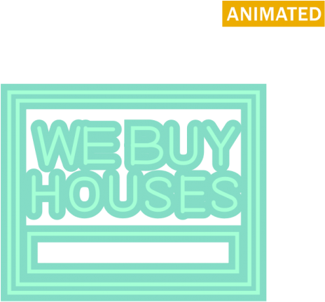 We Like To Buy Houses We Buy Houses Clip Art - Poster (548x548)